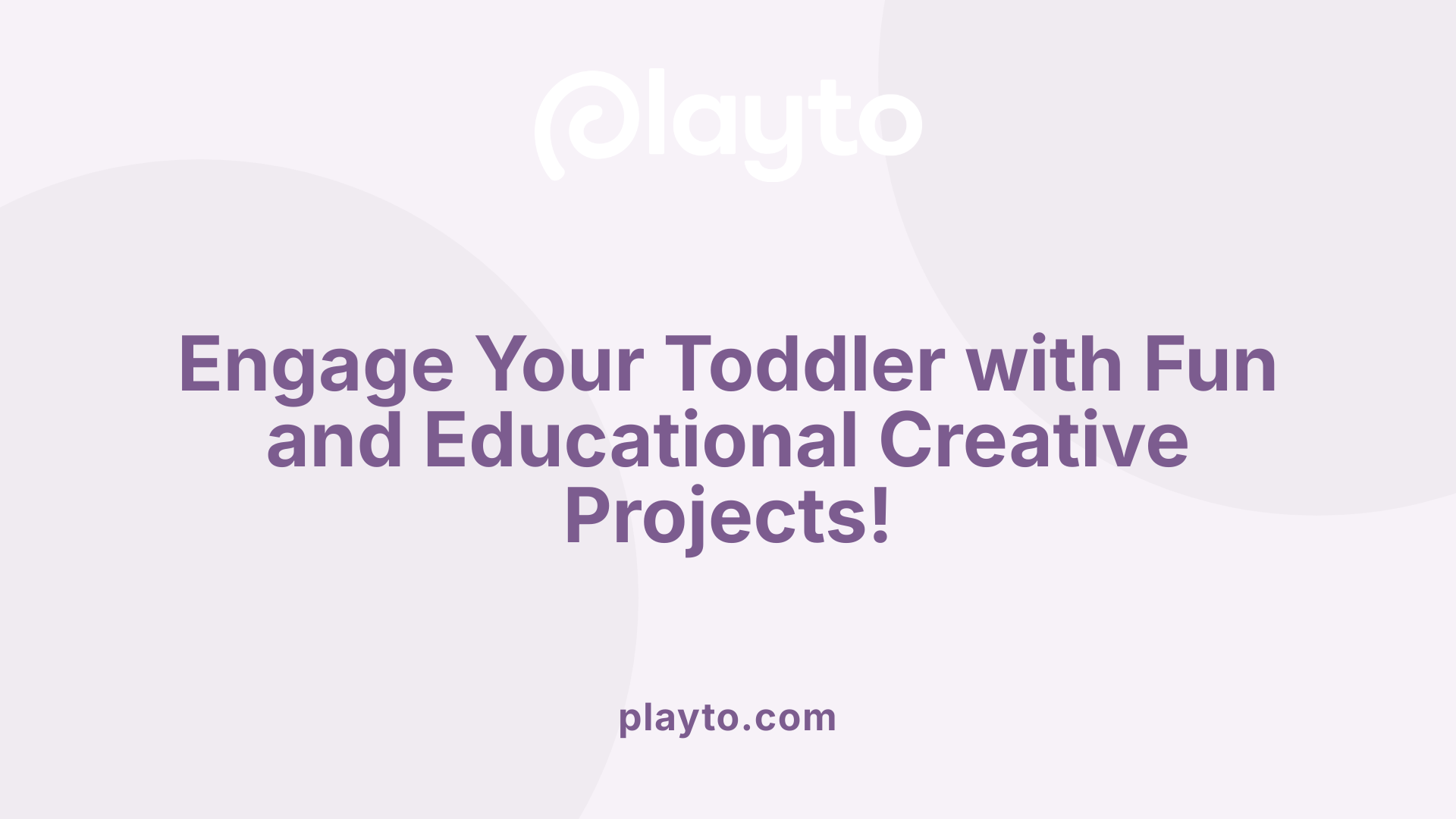 Engage Your Toddler with Fun and Educational Creative Projects!