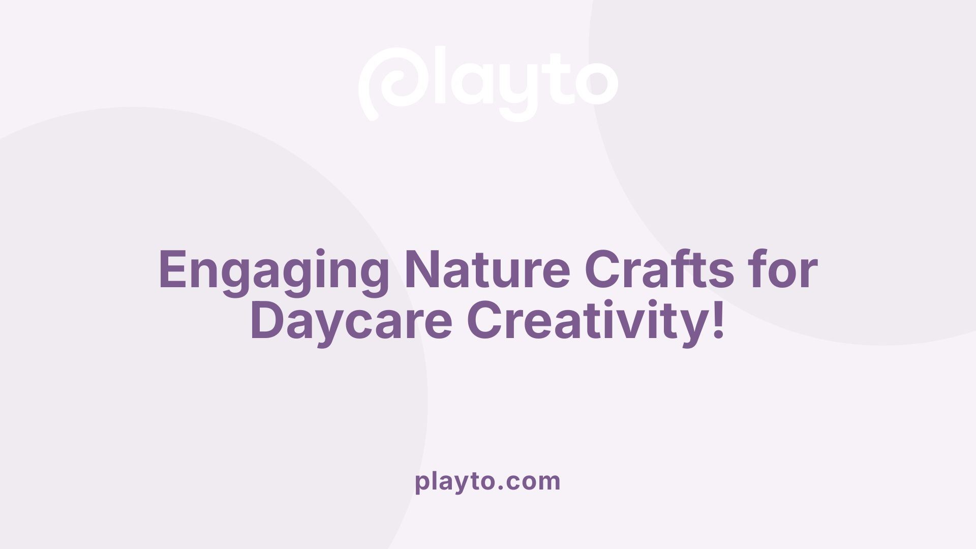 Engaging Nature Crafts for Daycare Creativity!