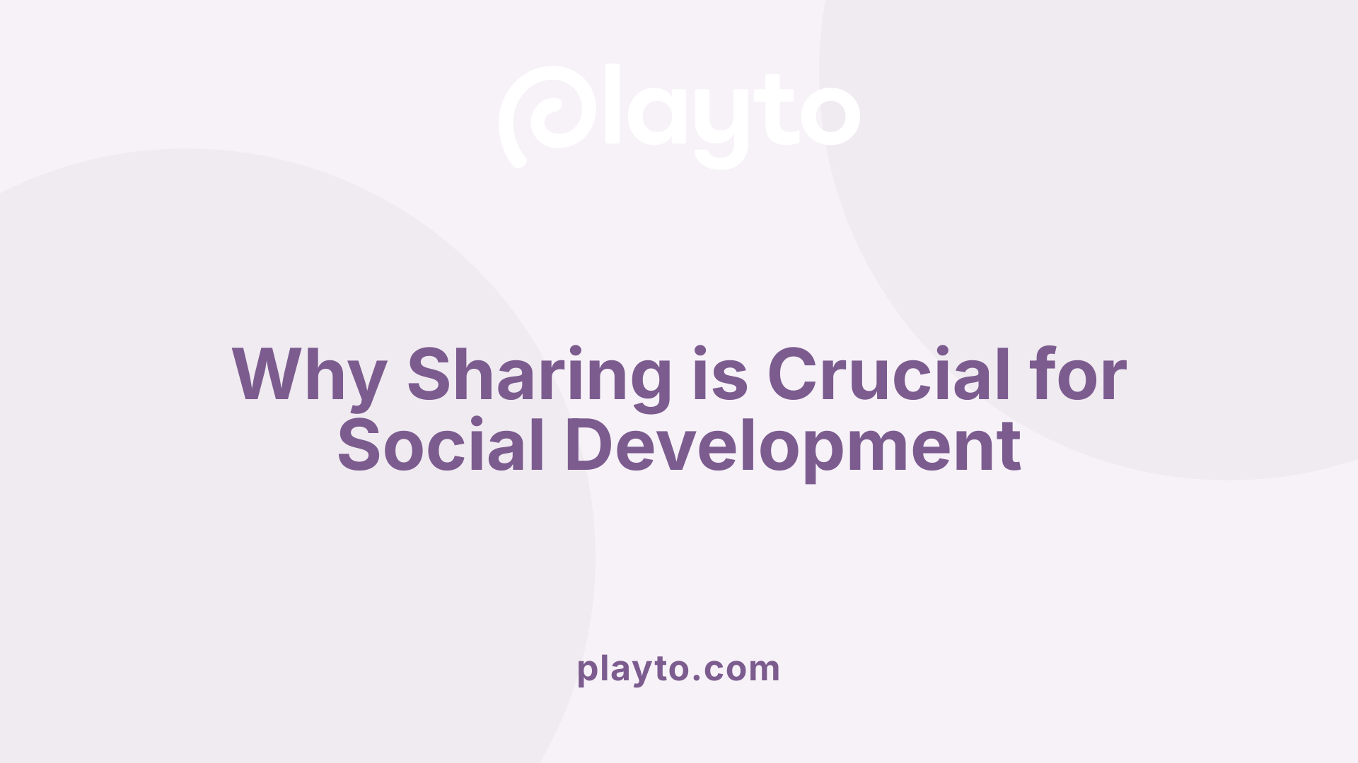 Why Sharing is Crucial for Social Development