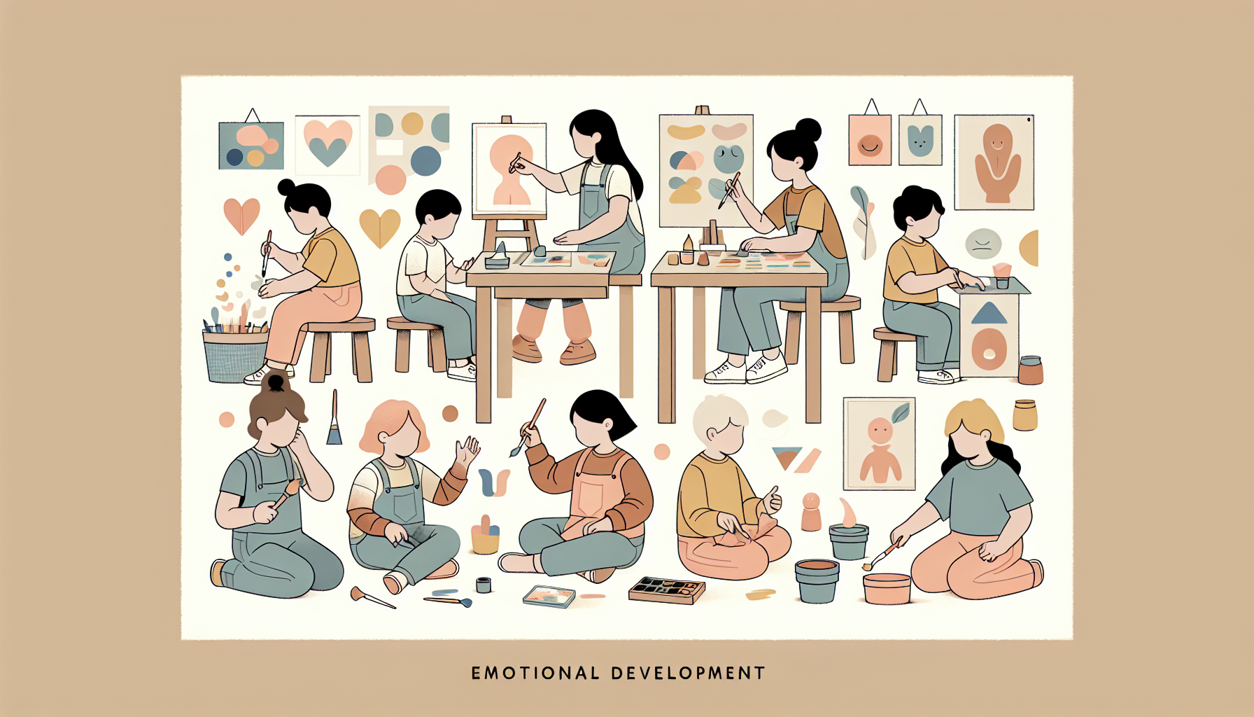 Emotional Development Through Art in Daycare